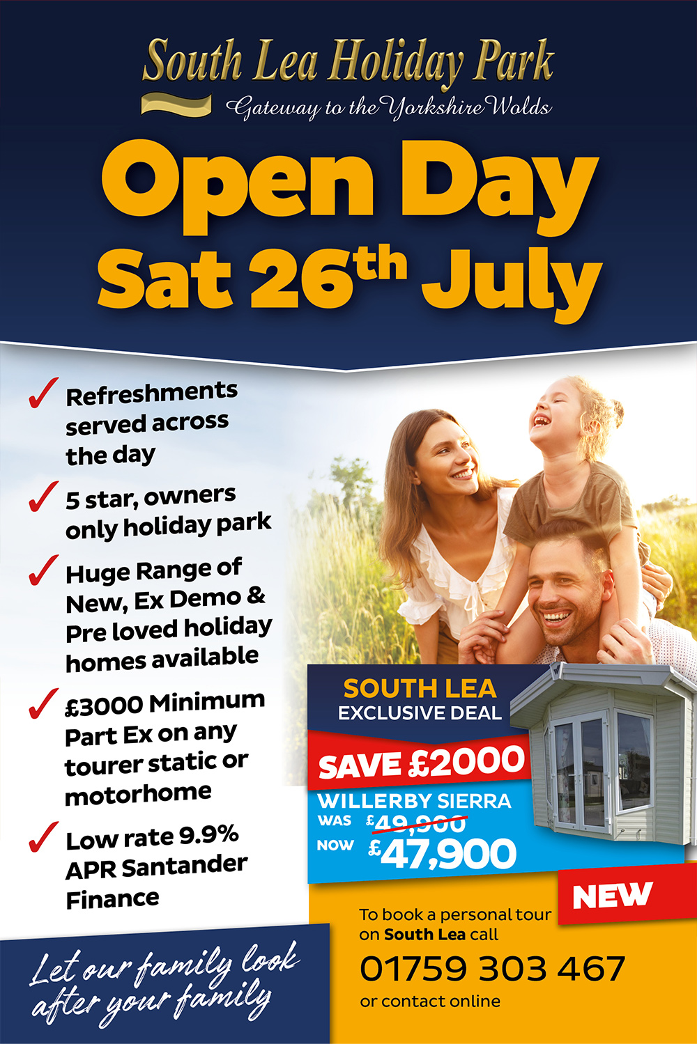 Open day 26th July